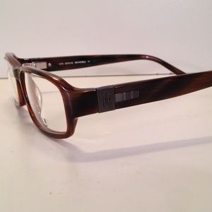 Helium Paris HE4173 Brown Marble Eyeglass Frame